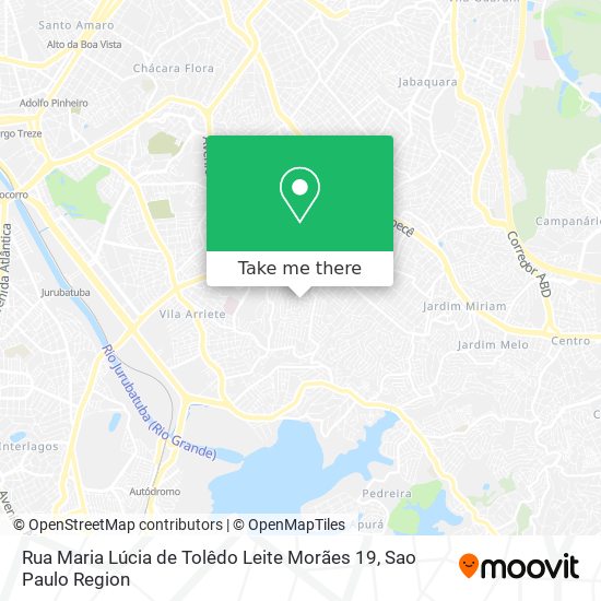 Rua Maria Lúcia de Tolêdo Leite Morães 19 map