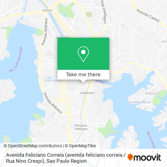 Avenida Feliciano Correia (avenida feliciano correia / Rua Nino Crespi) map
