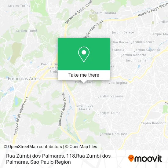 Rua Zumbi dos Palmares, 118,Rua Zumbi dos Palmares map