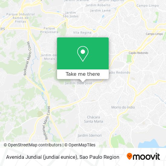 Avenida Jundiaí (jundiaí eunice) map