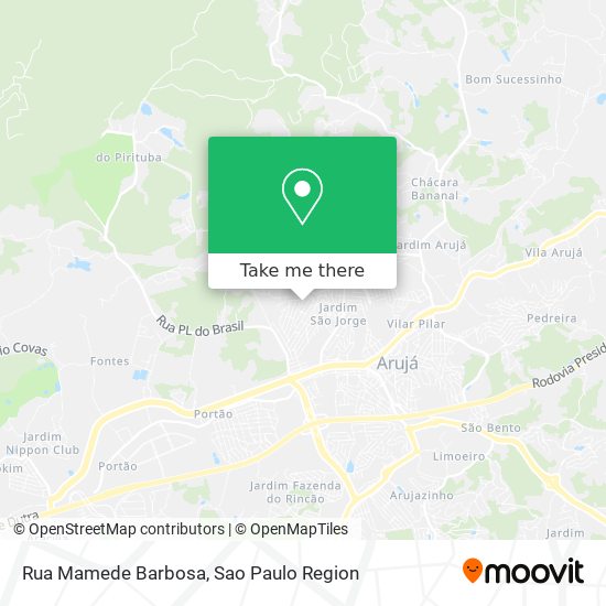 Rua Mamede Barbosa map