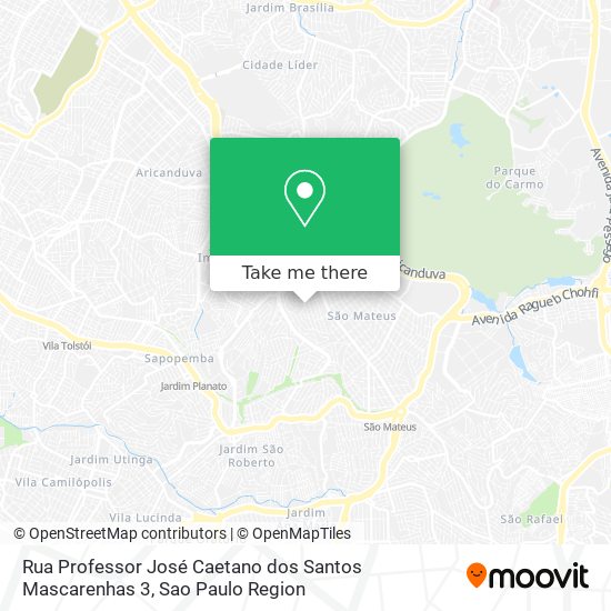Rua Professor José Caetano dos Santos Mascarenhas 3 map