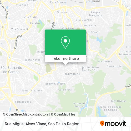 Rua Miguel Alves Viana map