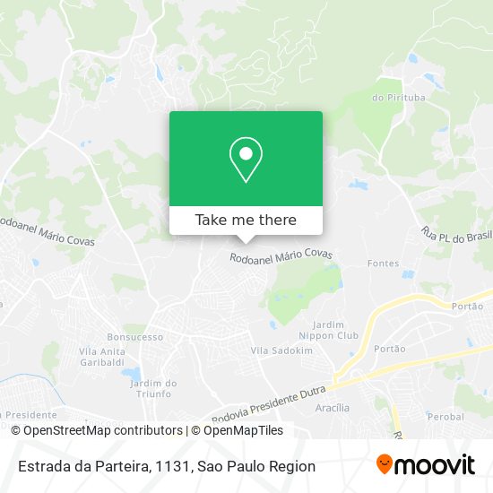 Estrada da Parteira, 1131 map