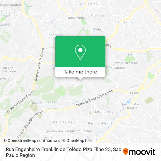 Rua Engenheiro Franklin de Tolêdo Piza Filho 23 map