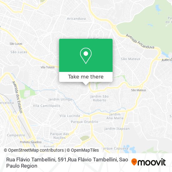 Mapa Rua Flávio Tambellini, 591,Rua Flávio Tambellini