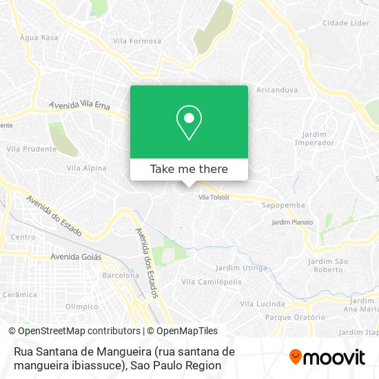 Rua Santana de Mangueira (rua santana de mangueira ibiassuce) map