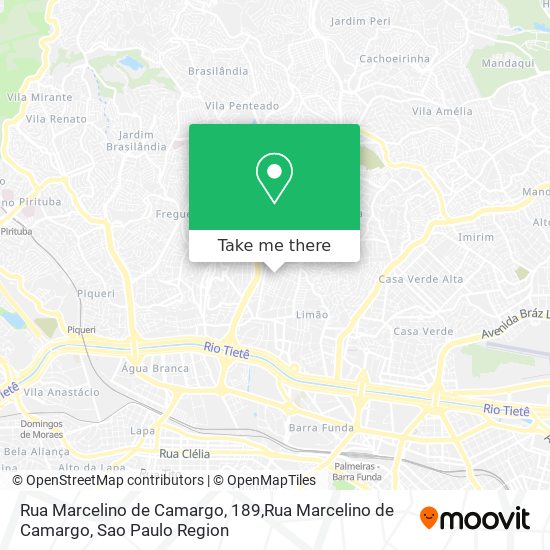 Rua Marcelino de Camargo, 189,Rua Marcelino de Camargo map
