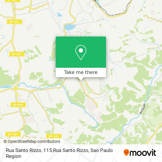 Rua Santo Rizzo, 115,Rua Santo Rizzo map