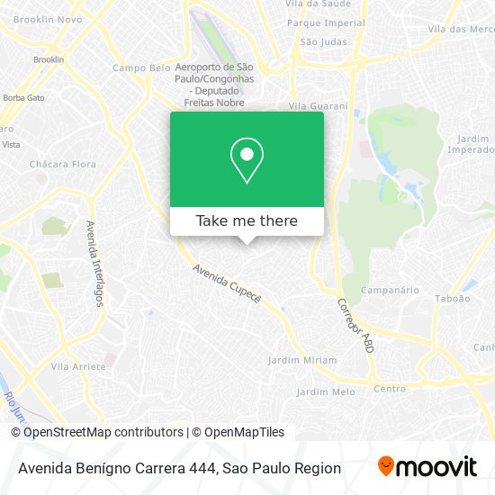 Mapa Avenida Benígno Carrera 444