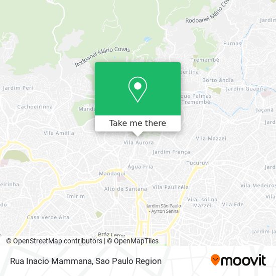 Mapa Rua Inacio Mammana