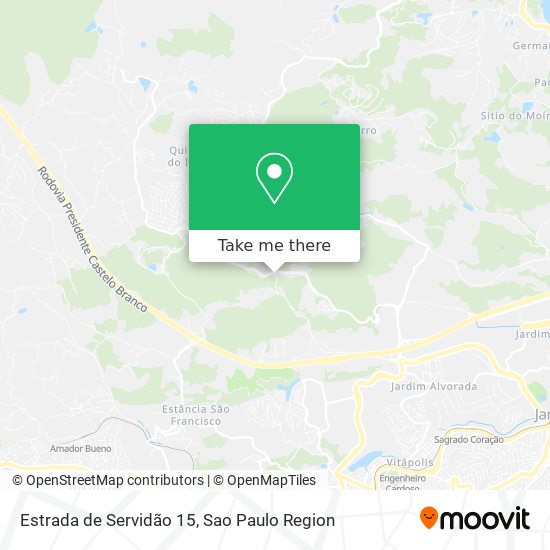 Estrada de Servidão 15 map