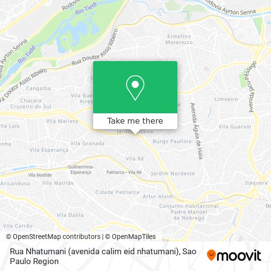 Mapa Rua Nhatumani (avenida calim eid nhatumani)