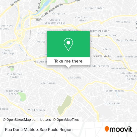 Rua Dona Matilde map