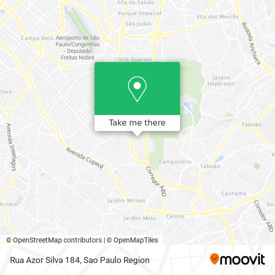 Mapa Rua Azor Silva 184