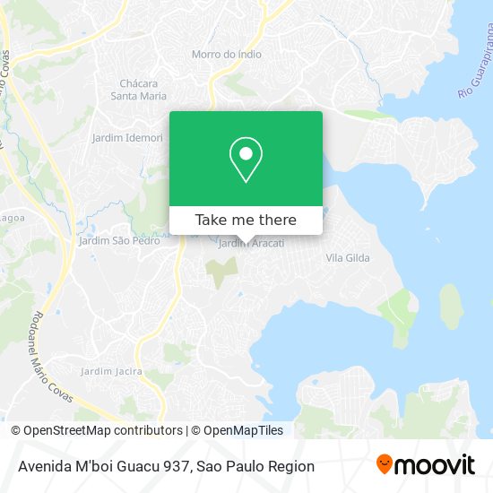 Mapa Avenida M'boi Guacu 937