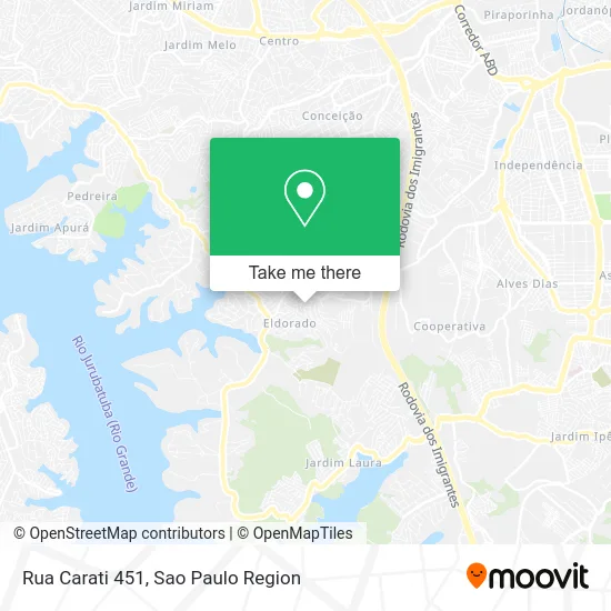 Rua Carati 451 map