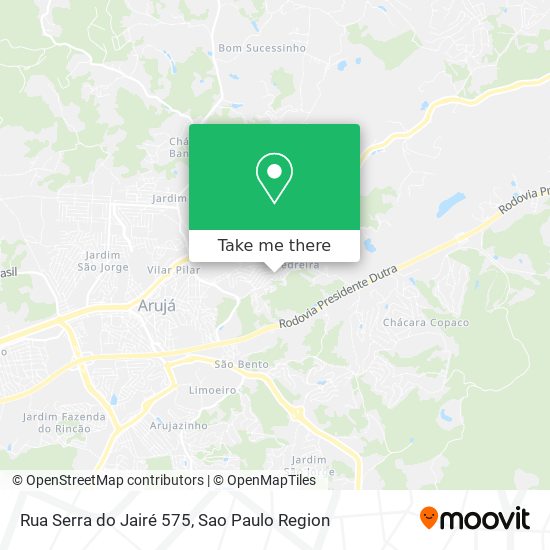 Rua Serra do Jairé 575 map