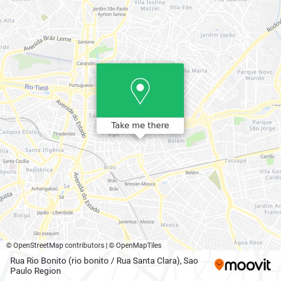 Rua Rio Bonito (rio bonito / Rua Santa Clara) map