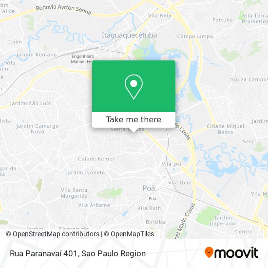 Rua Paranavaí 401 map