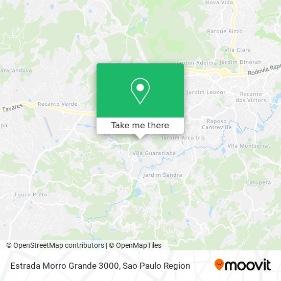 Estrada Morro Grande 3000 map