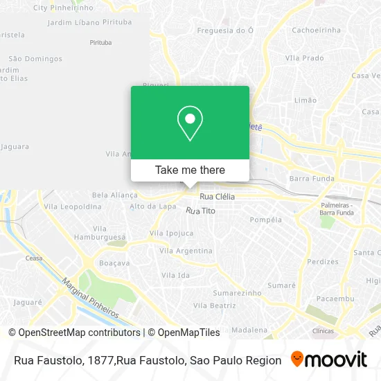 Rua Faustolo, 1877,Rua Faustolo map