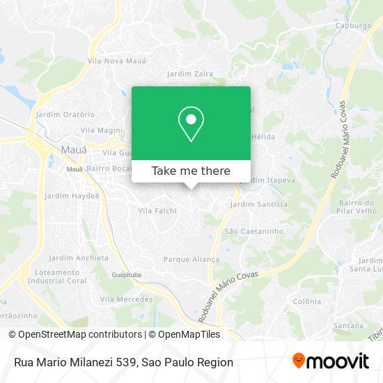 Rua Mario Milanezi 539 map