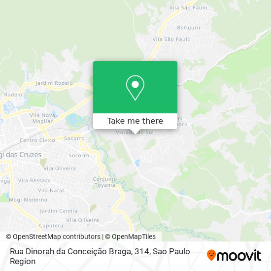 Rua Dinorah da Conceição Braga, 314 map