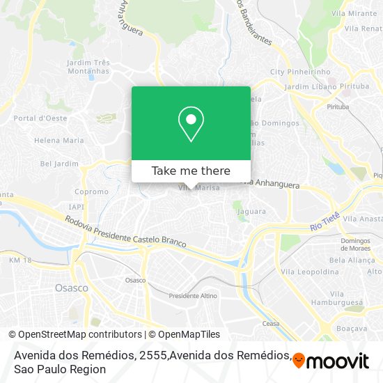 Avenida dos Remédios, 2555,Avenida dos Remédios map