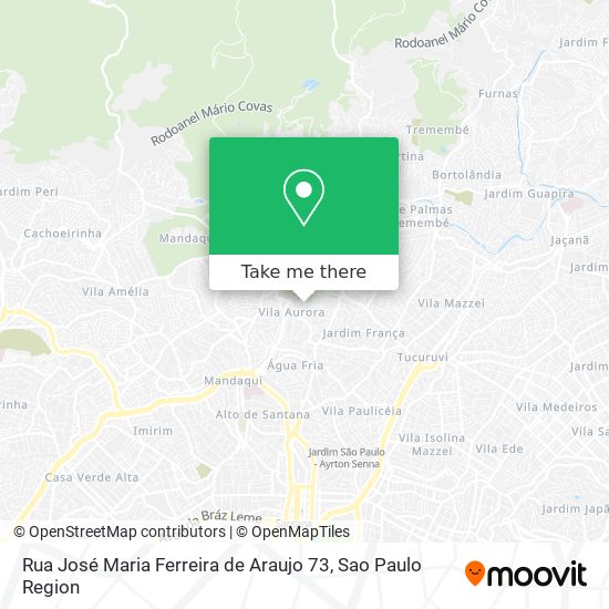 Rua José Maria Ferreira de Araujo 73 map
