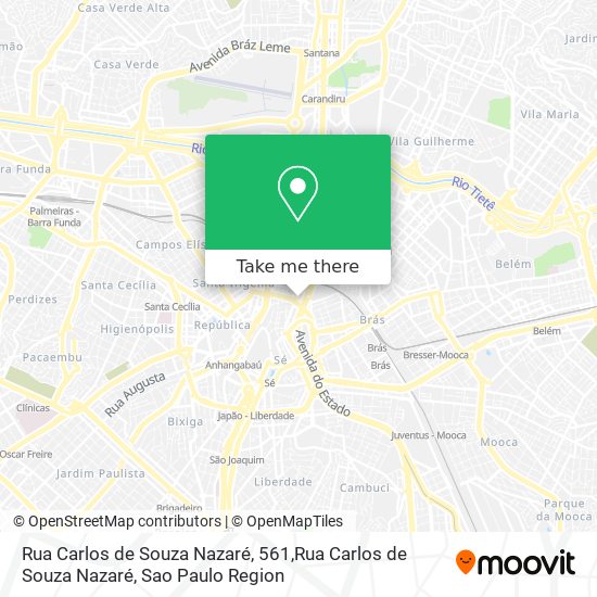 Rua Carlos de Souza Nazaré, 561,Rua Carlos de Souza Nazaré map