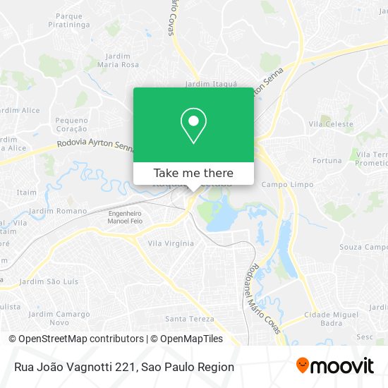 Rua João Vagnotti 221 map