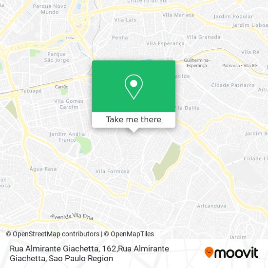 Rua Almirante Giachetta, 162,Rua Almirante Giachetta map