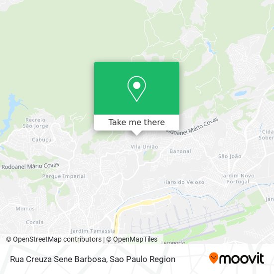 Rua Creuza Sene Barbosa map