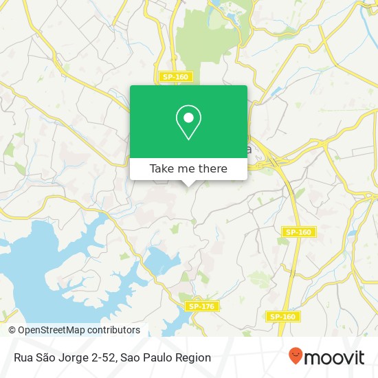 Mapa Rua São Jorge 2-52