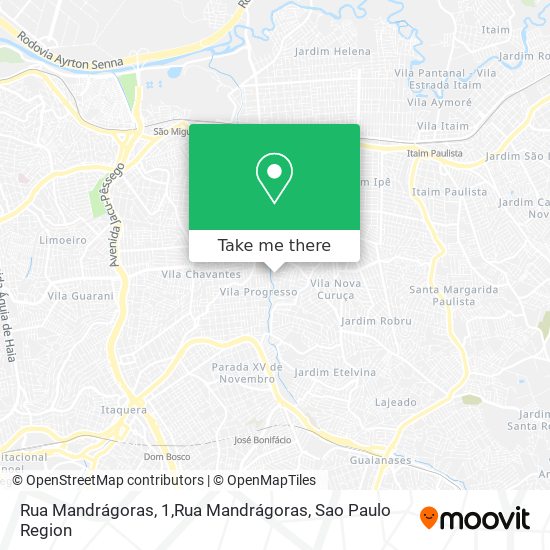 Mapa Rua Mandrágoras, 1,Rua Mandrágoras