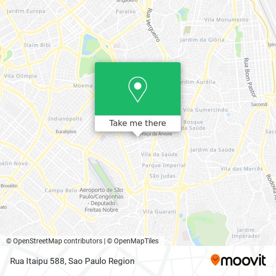 Rua Itaipu 588 map