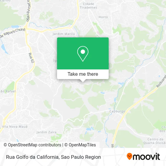 Rua Golfo da California map