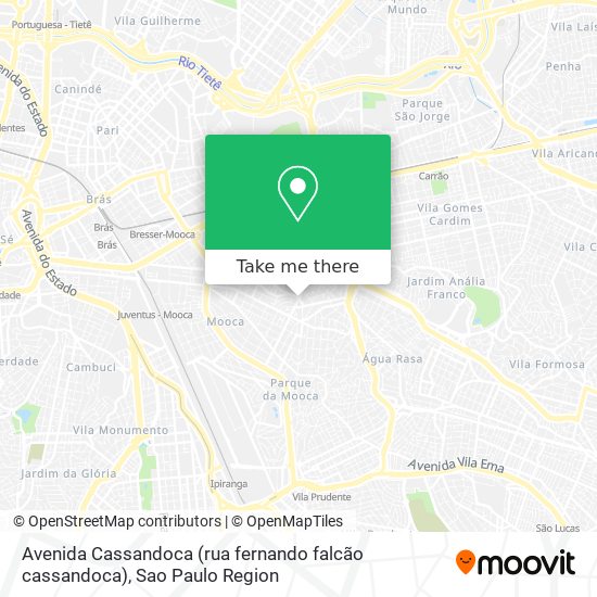Avenida Cassandoca (rua fernando falcão cassandoca) map