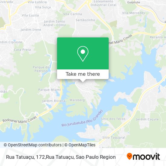 Rua Tatuaçu, 172,Rua Tatuaçu map