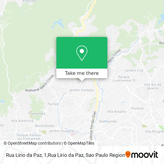Rua Lírio da Paz, 1,Rua Lírio da Paz map