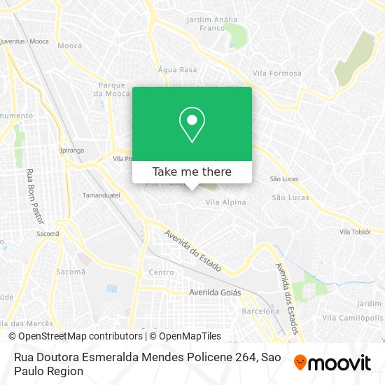 Rua Doutora Esmeralda Mendes Policene 264 map