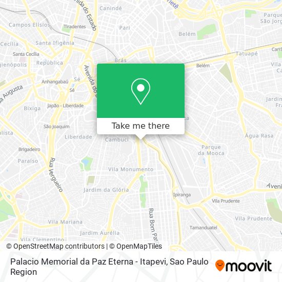 Palacio Memorial da Paz Eterna - Itapevi map