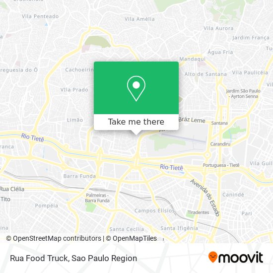 Mapa Rua Food Truck