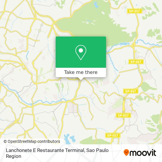 Mapa Lanchonete E Restaurante Terminal
