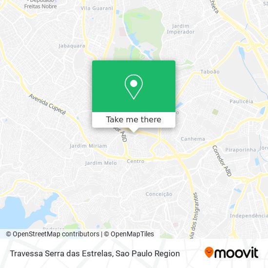 Travessa Serra das Estrelas map