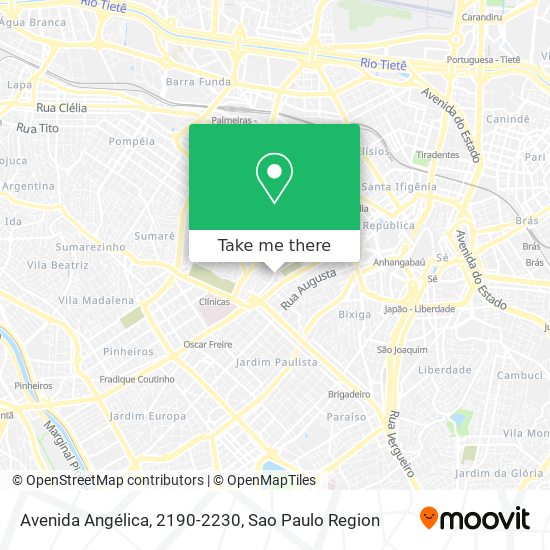 Avenida Angélica, 2190-2230 map