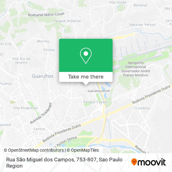 Rua São Miguel dos Campos, 753-807 map