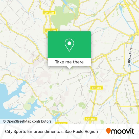 Mapa City Sports Empreendimentos