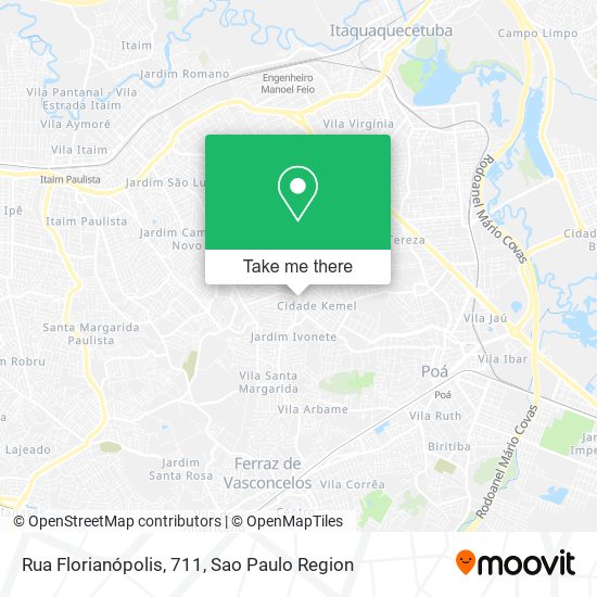 Mapa Rua Florianópolis, 711